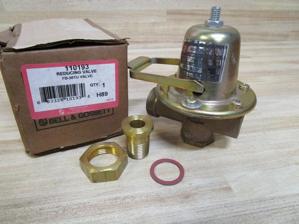 110193LF B&G 1/2inch FB38-TU B&G BRASS REDUCING VALVE: Pipe